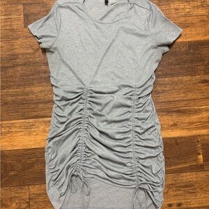 Divided Gray High Low Dress